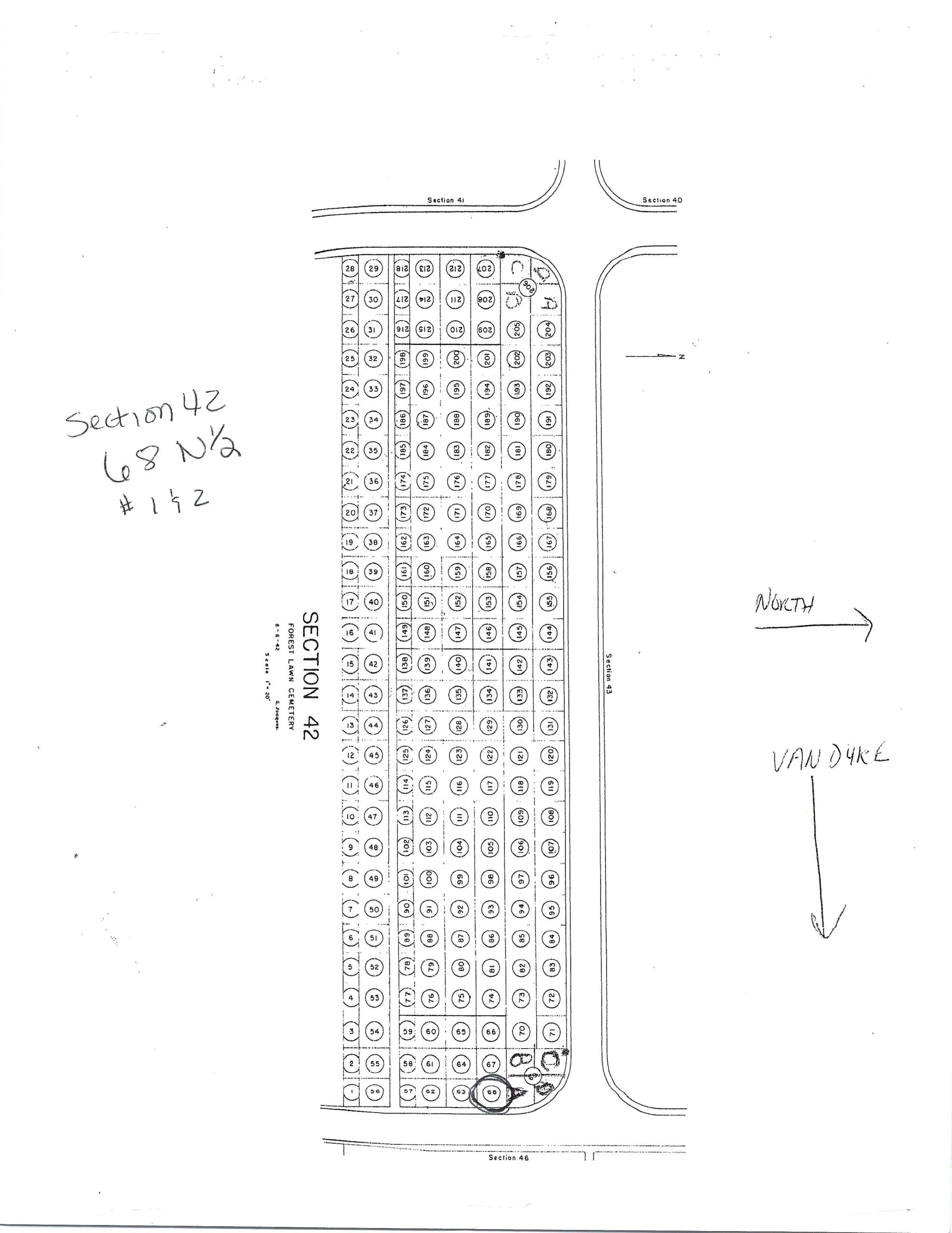 Forest Lawn Map